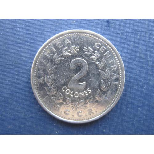 Монета 2 колона Коста-Рика 1984