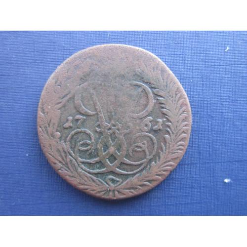 Монета 2 копейки Россия Российская империя 1761 Елизавета Петровна