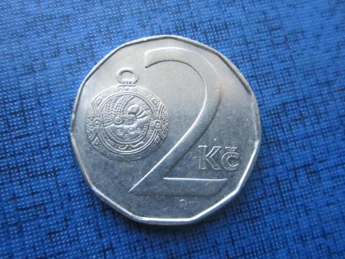 Монета 2 кроны Чехия 1995