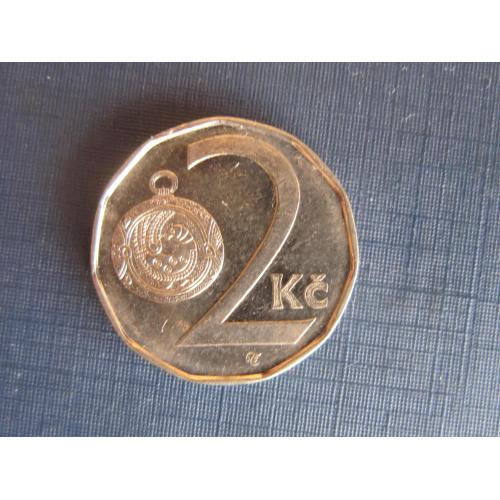 Монета 2 кроны Чехия 2002