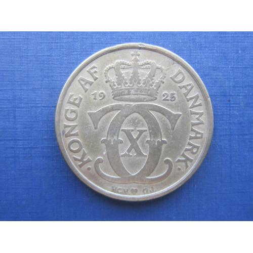 Монета 2 кроны Дания 1925
