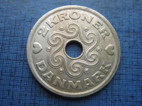 Монета 2 кроны Дания 1993