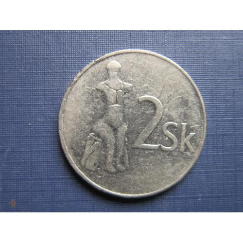 Монета 2 кроны Словакия 1993