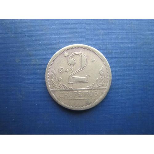 Монета 2 крузейро Бразилія 1946