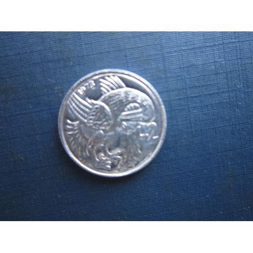 Монета 2 ліри Сан-Маріно 1973 фауна птах