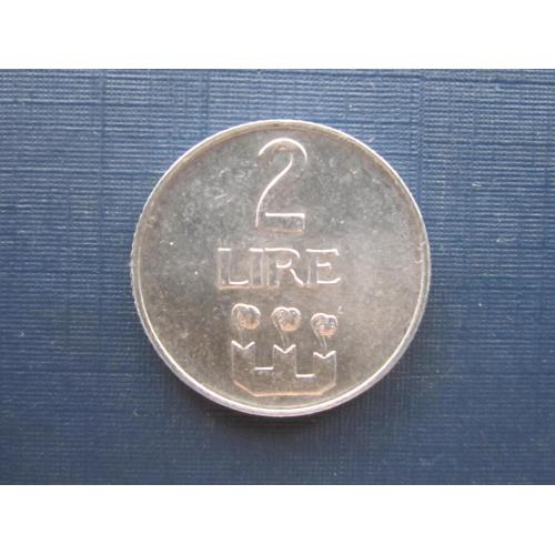 Монета 2 лиры Сан-Марино 1972