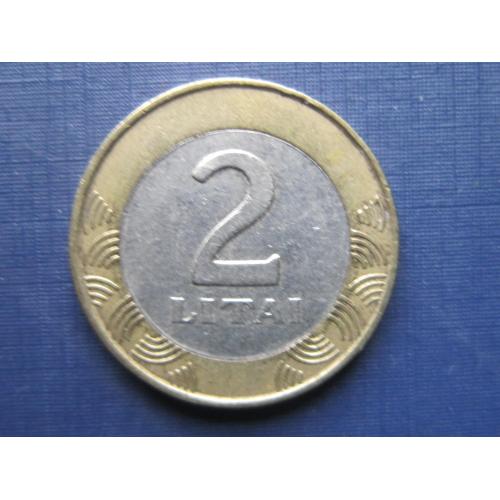 Монета 2 лита Литва 1999