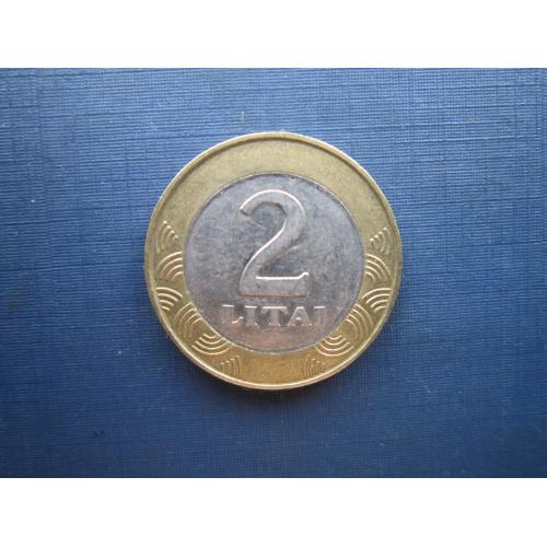 Монета 2 лита Литва 2001