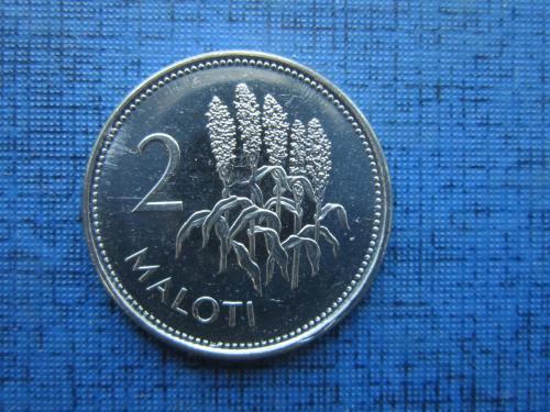 Монета 2 малоти Лесото 2010 состояние