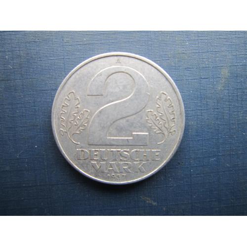 Монета 2 марки Німеччина НДР 1957