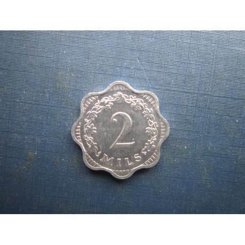 Монета 2 мілса Мальта 1972