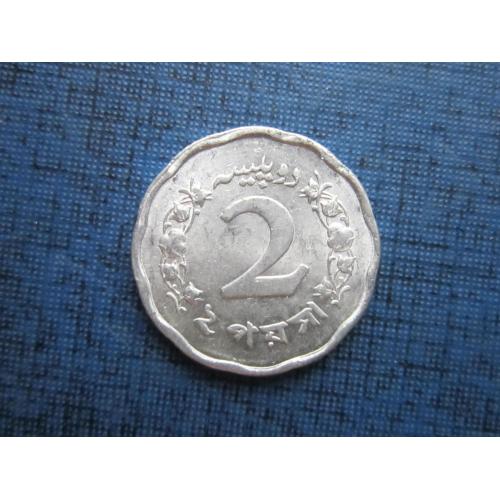 Монета 2 пайса Пакистан 1971