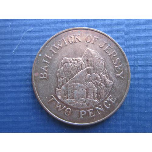 Монета 2 пенса Джерси Великобритания 2006