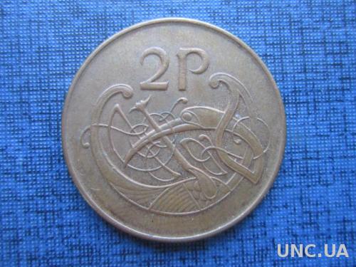 монета 2 пенса Ирландия 1990 фауна птица
