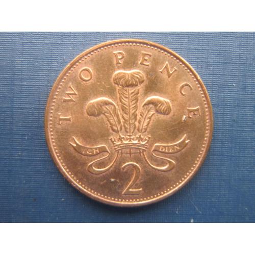 Монета 2 пенса Великобритания 1993