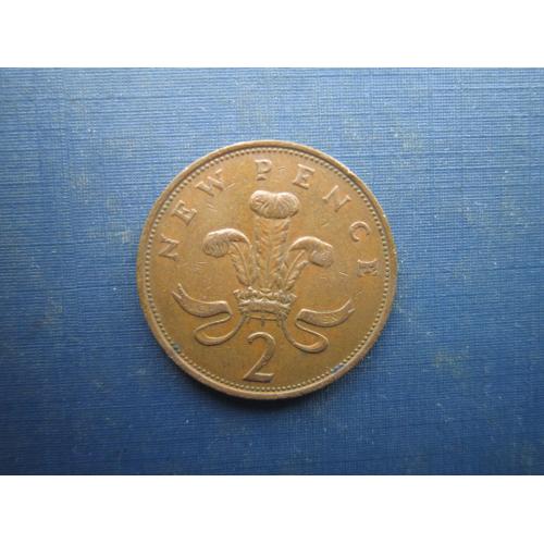 Монета 2 пенси Великобританія 1980