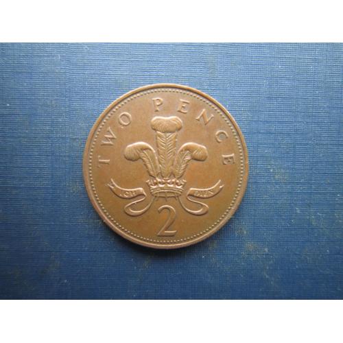 Монета 2 пенси Великобританія 1994
