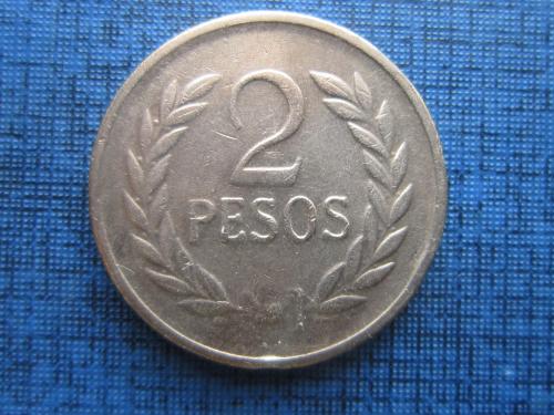 Монета 2 песо Колумбия 1979