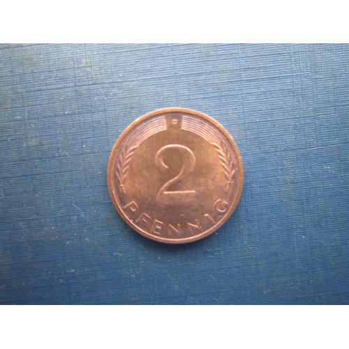 Монета 2 пфеніги Німеччина ФРН 1972 F