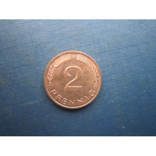 Монета 2 пфеніги Німеччина ФРН 1983 D
