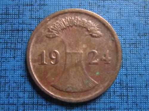 монета 2 пфеннига Германия 1924 J