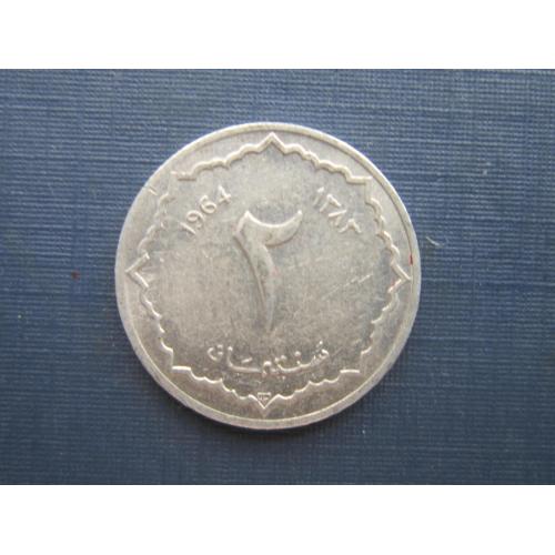 Монета 2 сантима Алжир 1964
