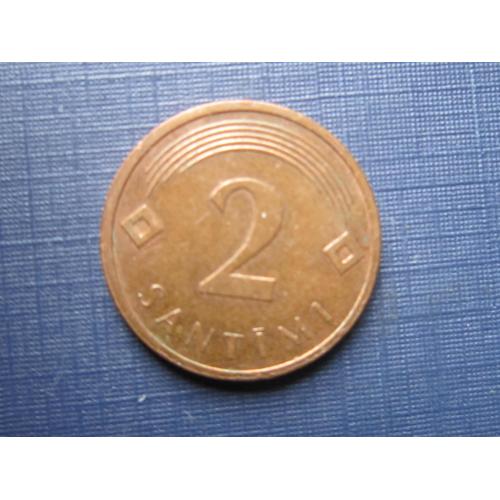 Монета 2 сантима Латвия 2006