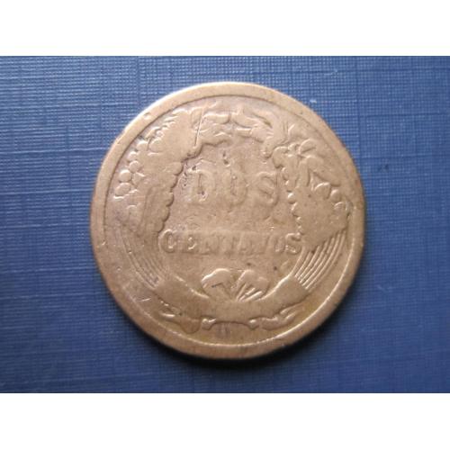Монета 2 сентаво Перу 1895 редкая как есть