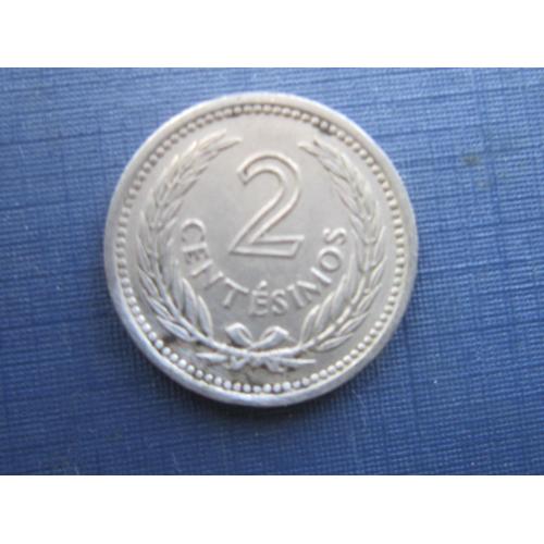 Монета 2 сентесимо Уругвай 1953