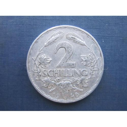 Монета 2 шиллинга Австрия 1946