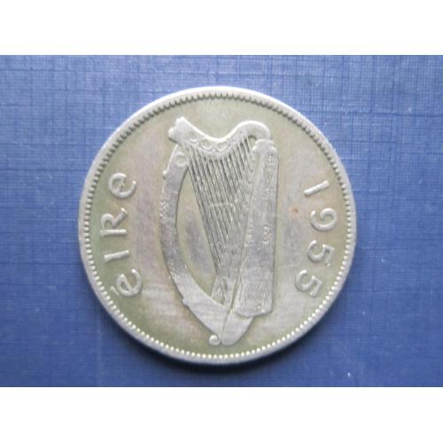 Монета 2 шиллинга флорин Ирландия 1955 фауна рыба