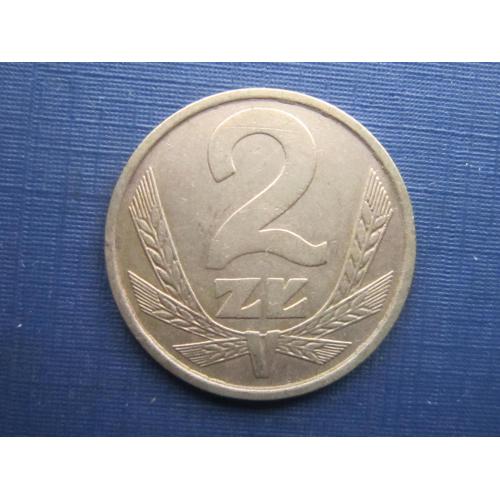 Монета 2 злотых Польша 1980