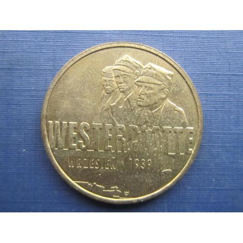 Монета 2 злотых Польша 2009 Вестерплатте