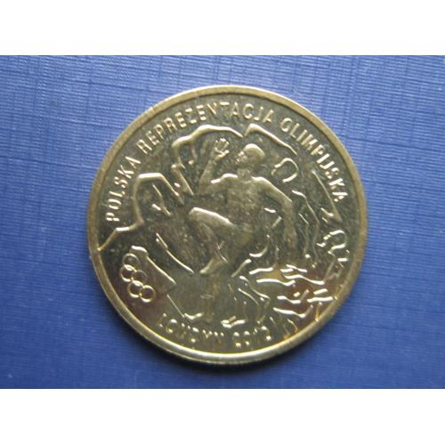 Монета 2 злотых Польша 2012 спорт олимпиада Лондон