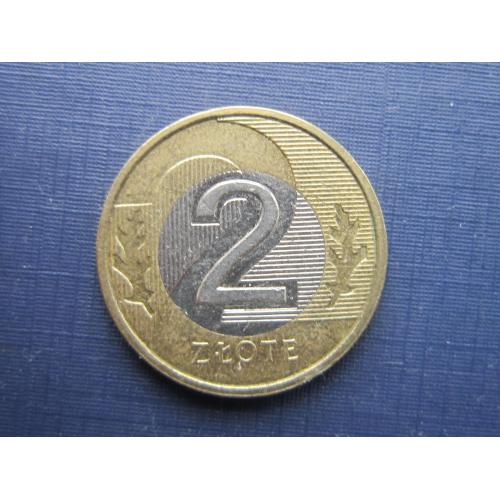 Монета 2 злотых Польша 2018