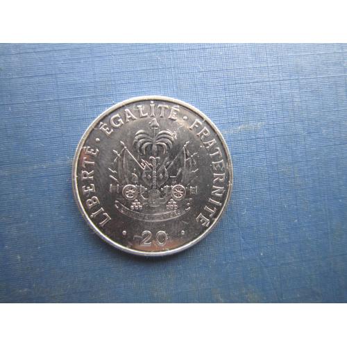 Монета 20 центів Гаїті 1995
