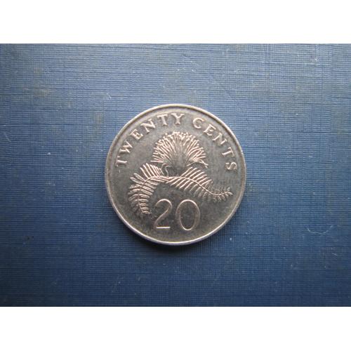 Монета 20 центів Сінгапур 2006