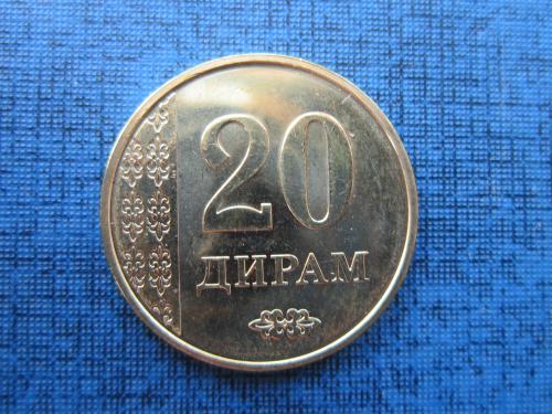 Монета 20 дирам Таджикистан 2011 состояние
