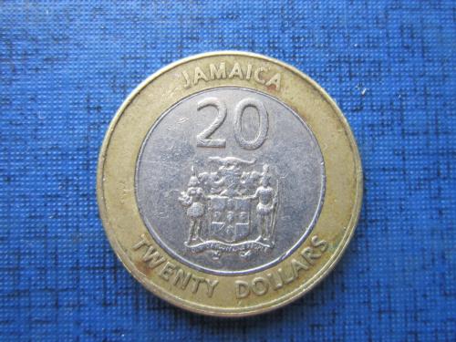 Монета 20 долларов Ямайка 2001
