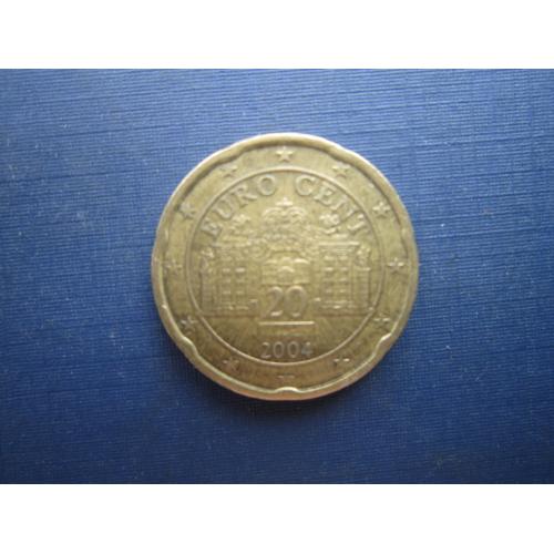 Монета 20 евроцентов Австрия 2004