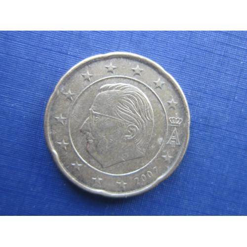 Монета 20 евроцентов Бельгия 2007