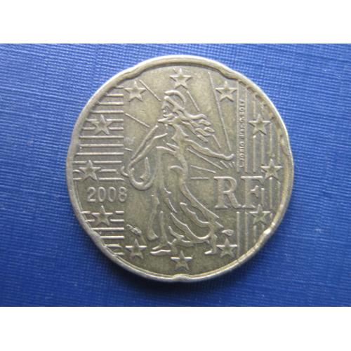 Монета 20 евроцентов Франция 2008