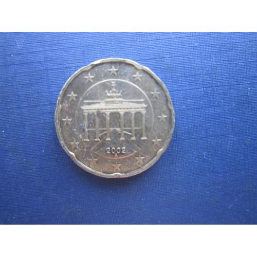 Монета 20 евроцентов Германия 2002 А