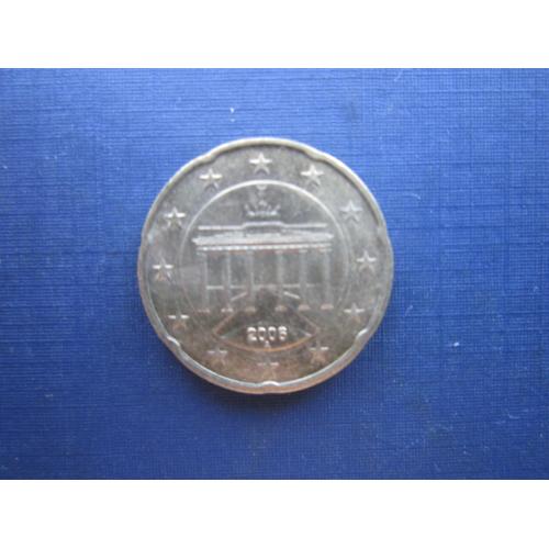 Монета 20 евроцентов Германия 2006 А