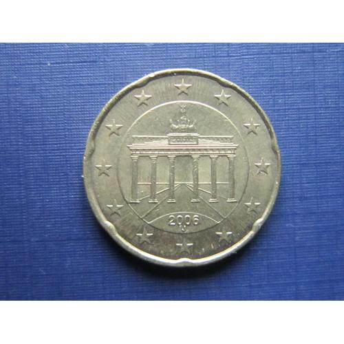 Монета 20 евроцентов Германия 2006 J