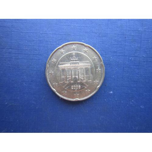Монета 20 евроцентов Германия 2006 J