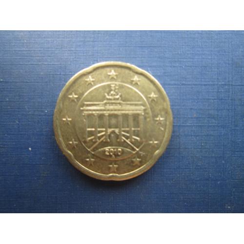 Монета 20 евроцентов Германия 2010 А