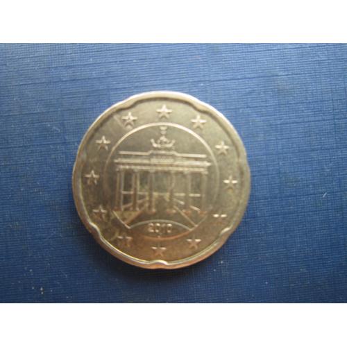 Монета 20 евроцентов Германия 2010 J