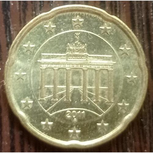 Монета 20 евроцентов Германия 2011-А