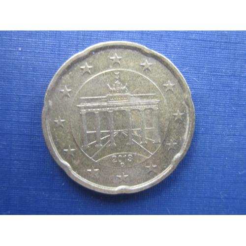 Монета 20 евроцентов Германия 2013 D